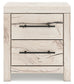 Lawroy King Panel Headboard with Mirrored Dresser and Nightstand