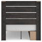 Hollivern Full Panel Bed with Storage with Mirrored Dresser, Chest and Nightstand