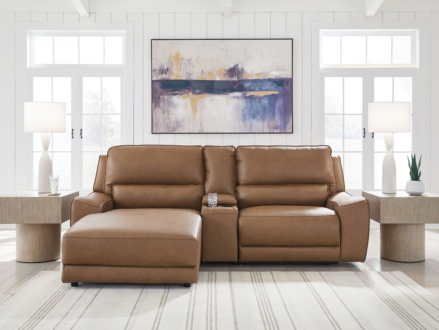 DeepWakes 3-Piece Power Reclining Sectional with Chaise