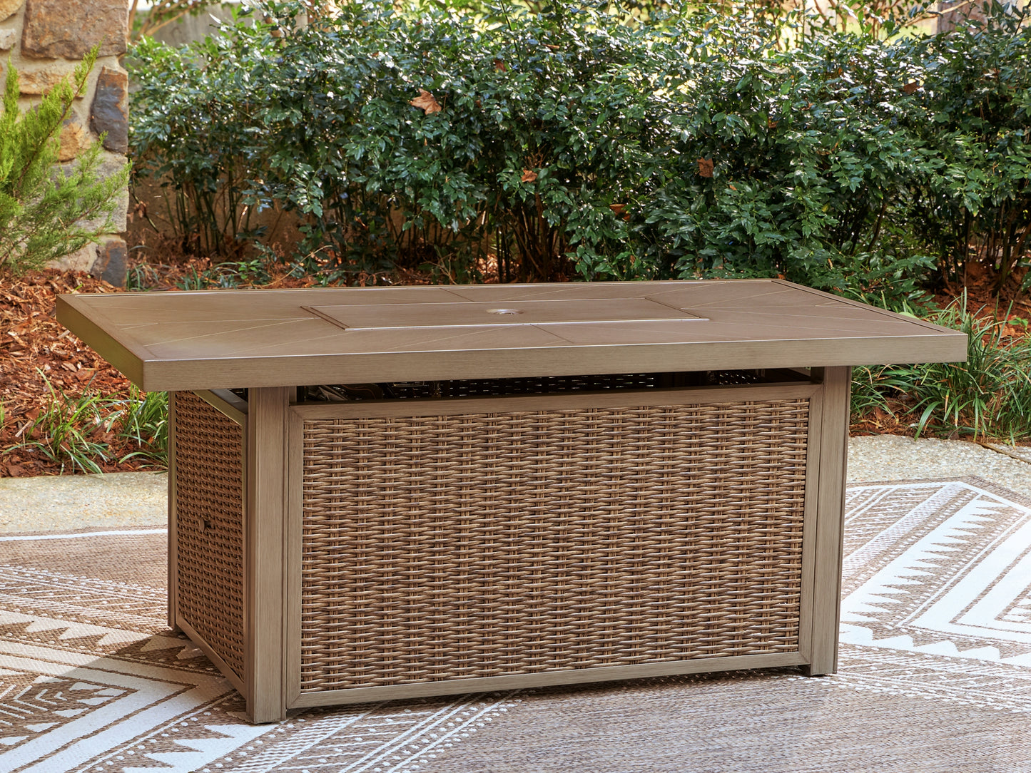 Laguna Heights Rectangular Fire Pit Table